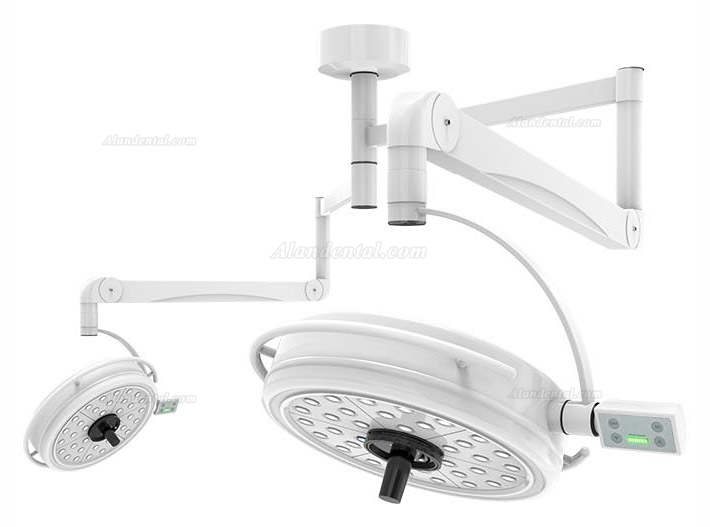 KWS KD-2072B-2 216W Two Headed Ceiling LED Surgical Exam Light Shadowless Lamp